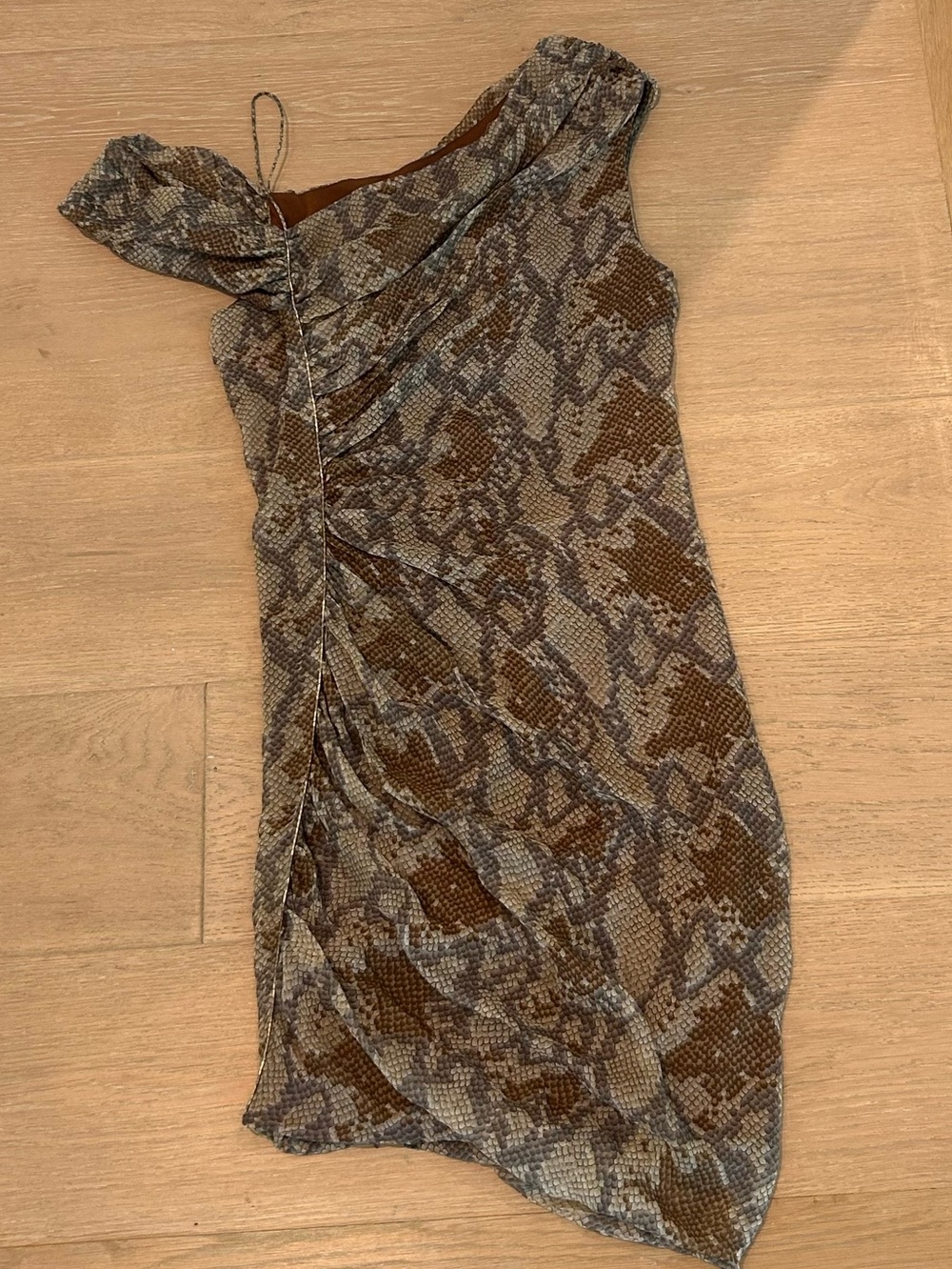 Catherine Malandrino Snake Print Dress